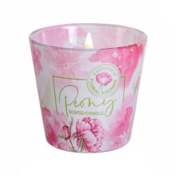 Bartek Candles Illatgyertya pohárban 115g, Floral Aromas Powder pink (64859)