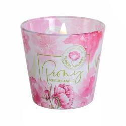 Bartek Candles Illatgyertya pohárban 115g, Floral Aromas Royal pink (64842)