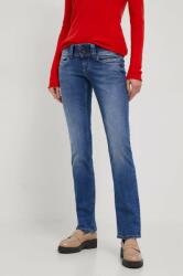 Pepe Jeans farmer női, magas derekú - sötétkék 28/30 - answear - 40 990 Ft