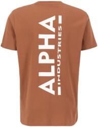 Alpha Industries Backprint T - hazel brown