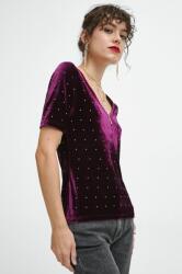 Medicine t-shirt női, bordó - burgundia XS - answear - 4 690 Ft