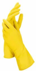Gumikesztyű háztartási sárga latex M 7-8 (GU102) - fotoland