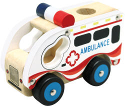 Bino Mașină de ambulanță din lemn (BI84081)