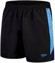 Speedo hyper boom splice 16 watershort black/beach blue/true navy s -