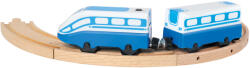 Bino Trenul de pasageri Bino Blue (BI82276)