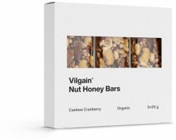 Vilgain Nut Honey Bar BIO kesudió és áfonya 75 g (3 x 25 g)