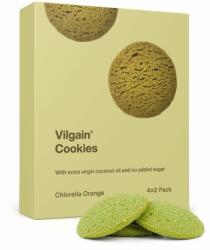 Vilgain BIO Cookies chlorella és narancs 135 g (4 x 2 keksz)