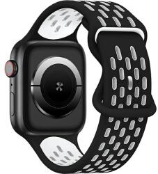 Beline óraszíj Apple Watch New Sport szilikon 42/44/45/49mm fekete/fehér doboz