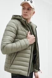 Superdry rövid kabát férfi, zöld, téli - zöld M - answear - 34 990 Ft