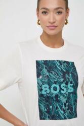 Boss pamut póló női, bézs - bézs XL - answear - 31 990 Ft