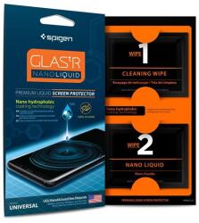 Spigen GLASTR NANO LIQUID képernyővédő FOLYÉKONY / KENHETŐ (nanotechnológia, karcálló, 9H, buborékmentes felület) CAT S60, Apple iPhone 7 4.7, Apple iPhone 7 Plus 5.5, Evolveo Strongphone Q (000GL21813)