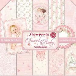 Stamperia Scrapbook papírkészlet - Sweet baby pink 10 lap (sbbl01)