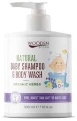 Wooden Spoon Natural BIO baba sampon és tusfürdő, levendula, 300ml