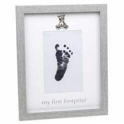  Rama foto gri cu amprenta cerneala - My first Footprint (JD290341)
