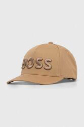 Boss baseball sapka bézs, nyomott mintás - bézs Univerzális méret - answear - 18 990 Ft