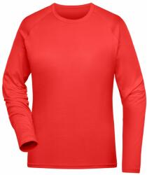 James & Nicholson Bluză sport cu mânecă lungă pentru femei JN521 - Roșu deschis | XL (1-JN521-1793503)