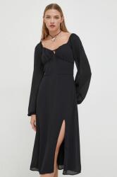 Hollister Co Hollister Co. ruha fekete, midi, harang alakú - fekete XS - answear - 18 090 Ft