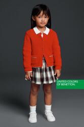 Benetton gyerek szoknya bézs, mini, harang alakú - bézs 82 - answear - 7 785 Ft