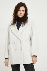 ANSWEAR kabát női, fehér, átmeneti, kétsoros gombolású - fehér S