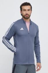 Adidas edzős pulóver Tiro 23 szürke, nyomott mintás, HS3504 - szürke S