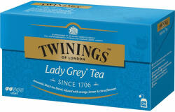 TWININGS Ceai Negru Lady Grey Twinings 25*2g