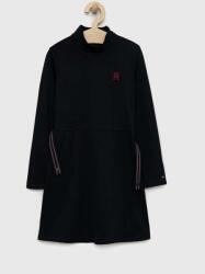 Tommy Hilfiger gyerek ruha sötétkék, mini, harang alakú - sötétkék 152 - answear - 19 185 Ft