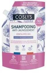 Coslys Șampon organic împotriva tonurilor galbene, pentru păr blond, decolorat și gri - Coslys Anti-Yellowing Shampoo Grey & White Hair 1000 ml