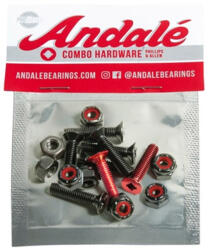  Andale Combo gördeszka csavarkészlet (imbusz/csillag 7/8″) (11046001-RED)