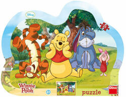 Dino puzzle Walt Disney Hide and Seek cu Winnie the Pooh 25 de piese (311329) Puzzle