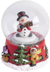 Yala Design Karácsonyi hógömb - hóember hegedül 468609