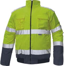 CERVA Clovelly jól láthatósági munkavédelmi téli dzseki levehető ujjal (0301007172004)