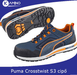 PUMA Crosstwist S3 munkavédelmi cipő (PUM-643100-38 S3)