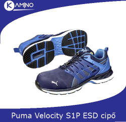 PUMA Velocity 2.0 blue S1P ESD munkavédelmi cipő (PUM-643850-38)