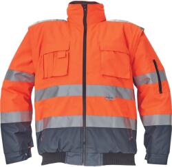 CERVA Clovelly jól láthatósági munkavédelmi téli dzseki levehető ujjal (0301007191004)