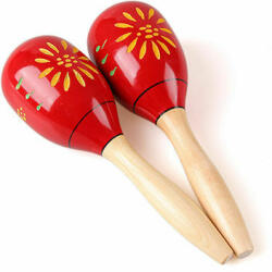Yonghe Musical Instrument Virágmintás maracas - közepes (YH-M002-1)