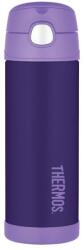 Thermos FUNtainer gyerek termosz szívószállal - lila - 470ml (120020)