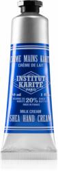 Institut Karité Paris Milk Cream Shea Hand Cream crema de maini hidratanta unt de shea tube only 30 ml