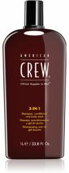 American Crew Hair & Body 3-IN-1 sampo, kondicionáló és tusfürdő 3 in 1 1000 ml