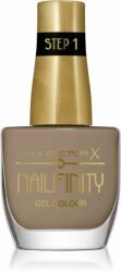 MAX Factor Nailfinity Gel Colour géles körömlakk UV/LED lámpa használata nélkül árnyalat 205 Solo Act 12 ml