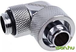 Alphacool 17237 Eiszapfen 16/10mm compression fitting 90° rotatable G1/4 - króm (17237)