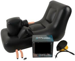 Excellent Power Dark Magic - elemes szexgép ággyal (fekete) - vagyaim