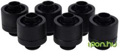 Alphacool 17234 Eiszapfen 16/10mm compression fitting G1/4 - fekete 6 darab (17234)
