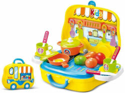 Buddy Toys Bucătărie de plastic pentru copii #yellow (BGP 2015 Kuføík kuchyòka) Bucatarie copii