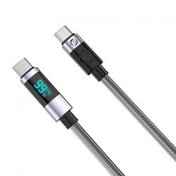 ORICO Cablu de date Orico LDC2C-05-BK, USB-C male - USB-C male, 0.5m, Gray (LDC2C-05-BK) - flax