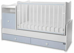 Lorelli Trend PLUS kombi ágy 70x165 - White Baby Blue (55717)