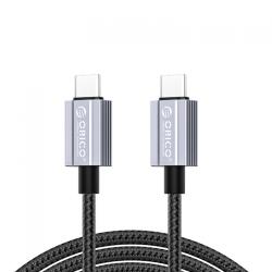ORICO Cablu de date Orico GQA60-20-BK, USB-C male - USB-C male, 1.5m, Black (GQA60-20-BK) - flax