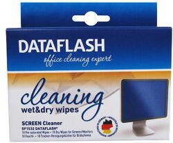 Data flash Servetele curatare monitoare TFT/LCD/notebook, 20/cutie (10umede/10uscate), DATA FLASH (DF-1532)