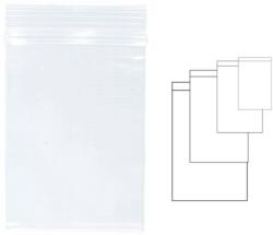 Kangaro Pungi plastic cu fermoar pentru sigilare, 100 x 150 mm, 100 buc/set, KANGARO - transparente (RD-341165) - pcone