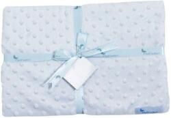 Interbaby Pătură pentru copii Interbaby - Coral Fleece, albastru, 80 x 110 cm (0881-01) Lenjerii de pat bebelusi‎, patura bebelusi