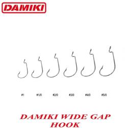 Damiki Carlige DAMIKI Wide Gap Hook Nr. 1 9buc/plic (DMK-WIDEG-1)